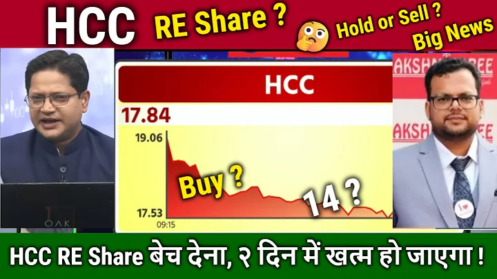 HCC share latest news,hcc re share kya hota hai ? hold or sell ?hcc share analysis,price target 2026
