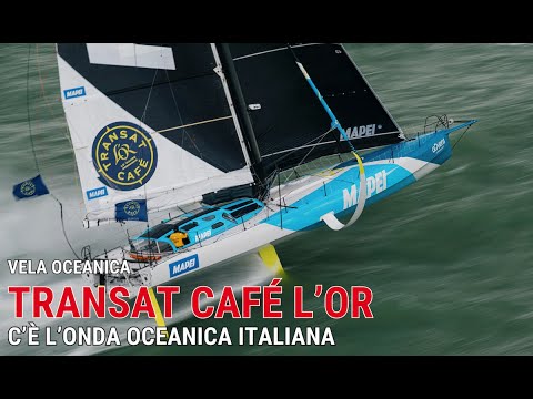 Transat Café l'Or, il reportage de Le Havre con l'Onda Ocenica azzurra