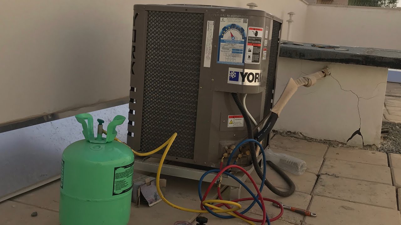 Charging Gas to the york ductable Ac YouTube