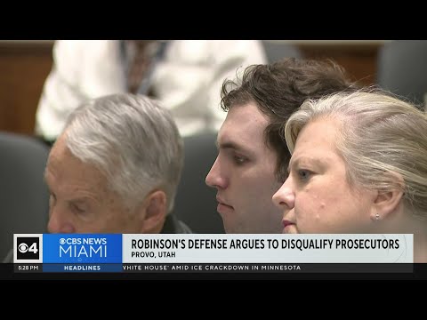 Defense attorneys for Utah man accused of killing Charlie Kirk argue to disqualify prosecutors