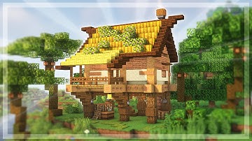 How to Build a Small & Easy Pirate House in Minecraft - Tutorial