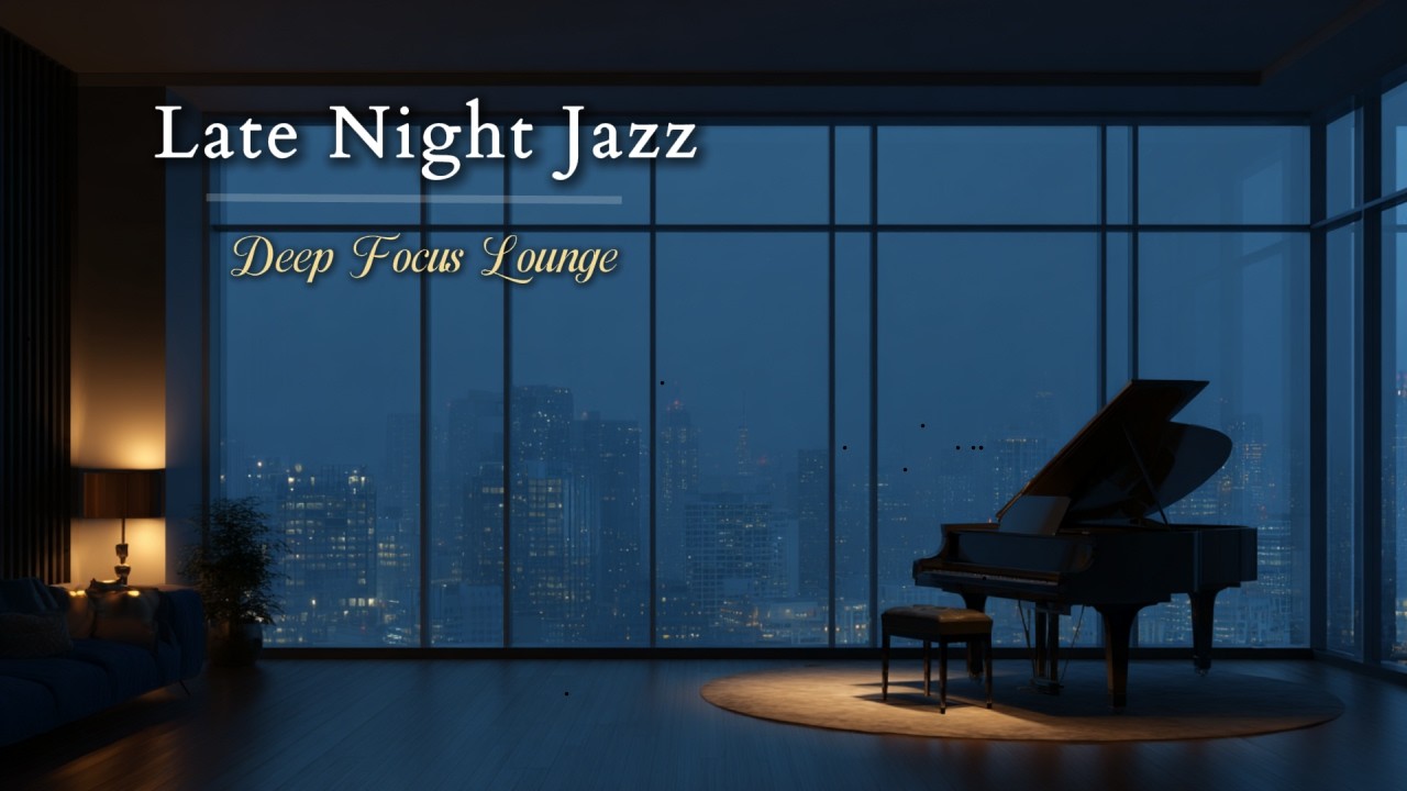 Deep Focus Jazz 🌙 Midnight Lounge for Study & Work (No Talking)