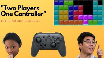 Tetris 99: Two Players + One Controller ft. TafoWaifu
