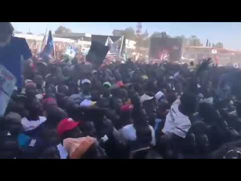 Massive Turnout Crowd as Buhari Flags off Presidential Campaign Rally in Jos, Plateau State [VIDEO]
