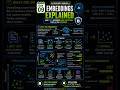 Day 09: Embeddings Explained — Turning Text into Math! 🔢 #ai #vector #embedded #fyp #explore #viral