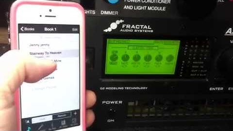 Axe-Fx II Wireless Control Test