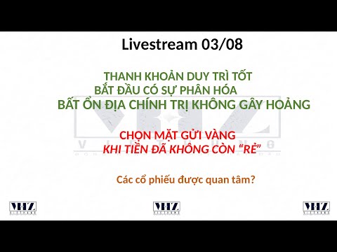 Video THỊ TRƯỜNG 03/08: KHÔNG CÓ NHIỀU BẤT NGỜ TỪ RỦI RO ĐỊA... - youtube