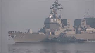 お疲れ様でした 海上自衛隊護衛艦 ふゆづき 舞鶴基地に帰港