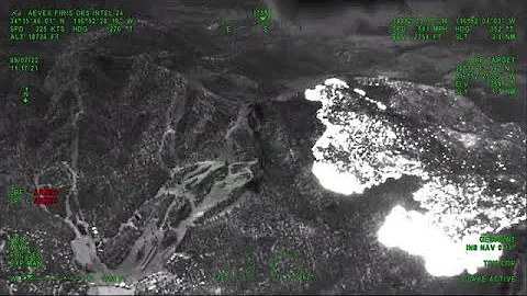 New video shows Radford Fire burning between ski r...