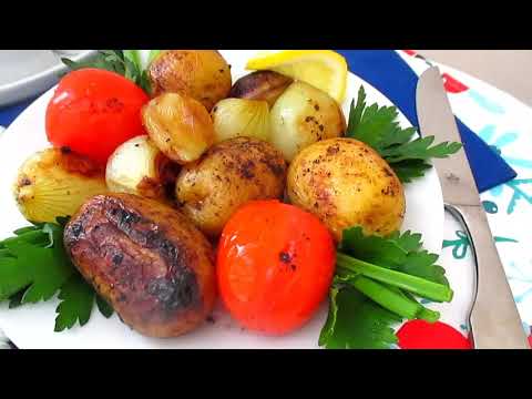 FRIED NEW POTATOES Detailed recipe