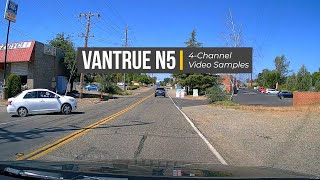 VANTrue N5 4Channel Dash Camera  Sample Footage