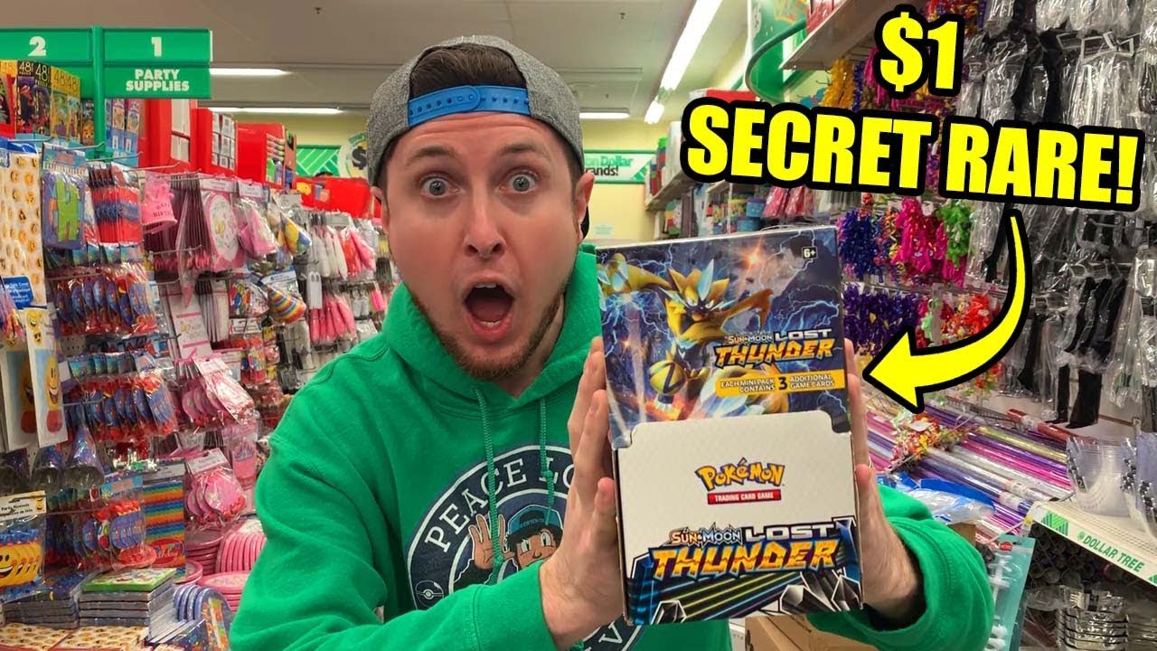 Buying 1 Dollar Tree Pokemon Cards And Opening A Secret Rare
