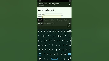 keyboard events in javascript 😊🔥