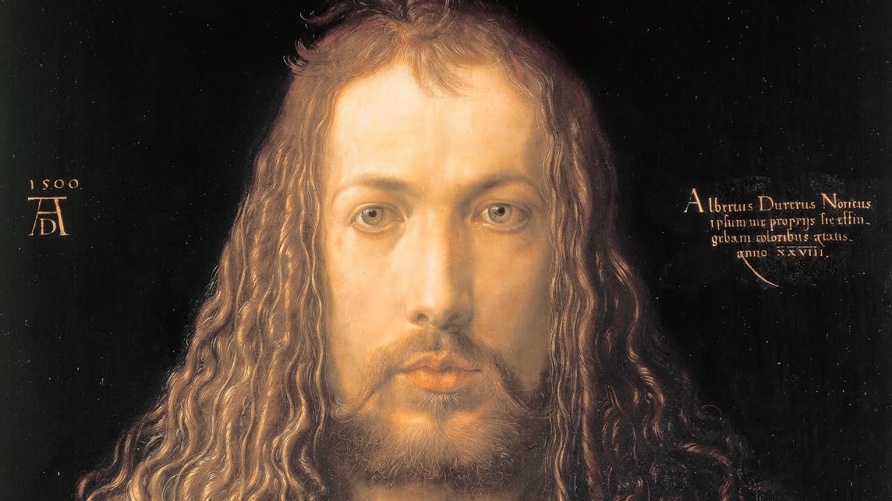 【日めくり3分間名画の旅】167枚目 デューラー「二十八歳の自画像」 Youtube 