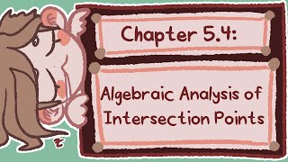 1015 Chapter 5.4: Algebraic Analysis o Intersection Points