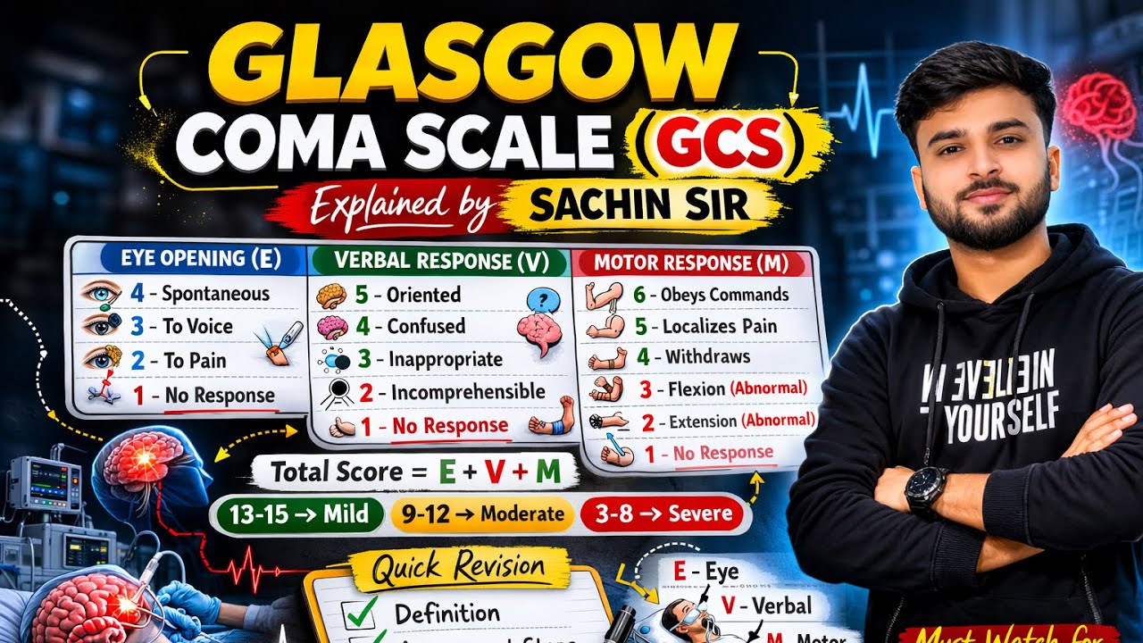 Glasgow coma scale by sachin sir