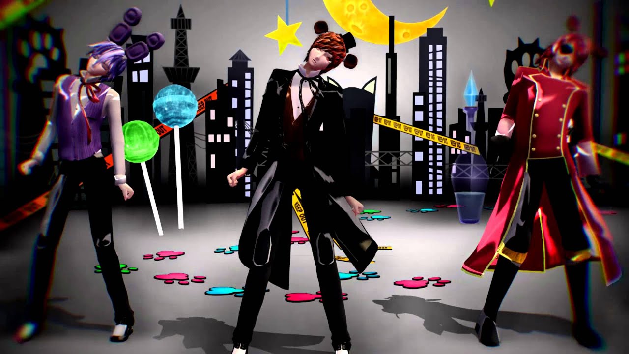 [MMD x FNAF] Foxy, Freddy and Bonnie - Disturbia