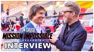 MISSION: IMPOSSIBLE 7 Cast Interview | Tom Cruise, Rebecca Ferguson, Hayley Atwell, Simon Pegg