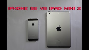 IPHONE SE VS IPAD MINI 2 [IOS 10.3.3 VS 11]