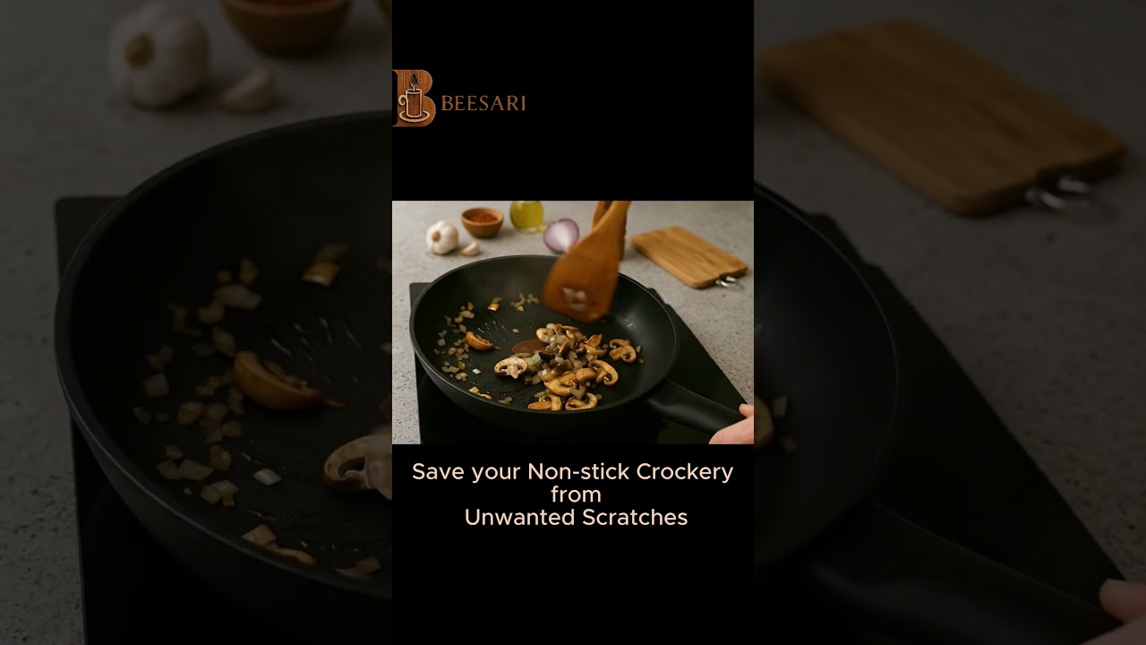 12-Piece Wooden Utensils Set | Upgrade your Kitchen Look With Beesari "