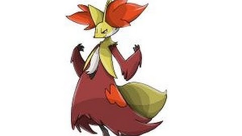 How to draw Delphox from Pokemon