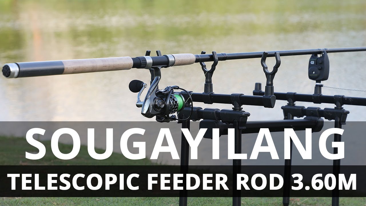 Quick unboxing Sougayilang Telescopic Feeder Fishing Rod 3.6m