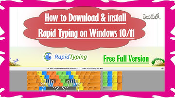 Download and install typing software on Windows 10\11 Free for Lifetime