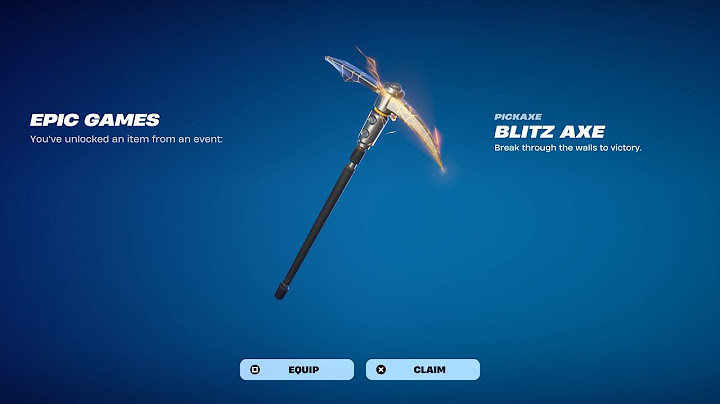 How To Get Blitz Axe Pickaxe NOW FREE In Fortnite! (Free Blitz Axe Pickaxe)