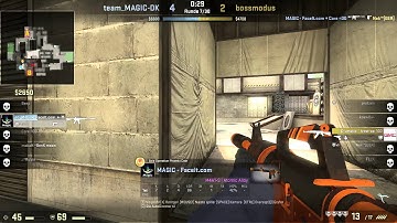 FaceIt.com MAGiC M4A1 S ACE on de cache b side 1080p HQ