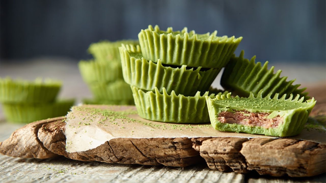Organic Matcha Almond Butter Cups Recipe YouTube