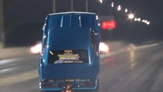 Nitrous Wheelie Backfire.......WOW