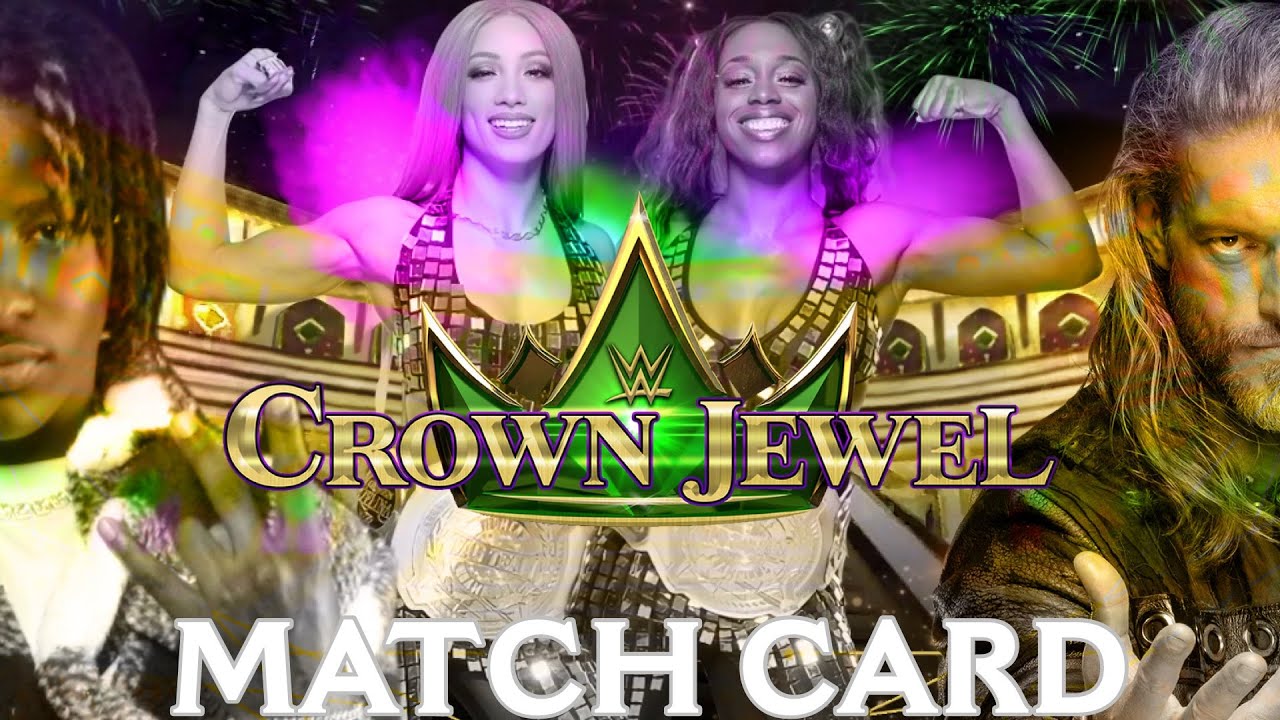 WWE 2K22 MY CROWN JEWEL MATCH CARD [PPV 2022] YouTube
