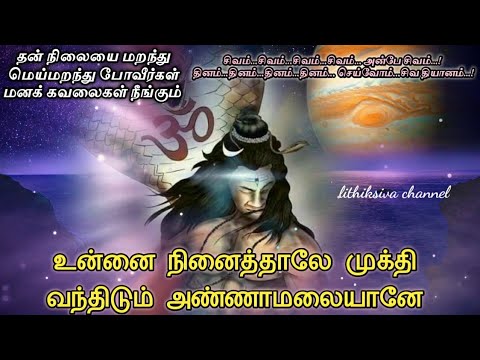 Unnai ninaithale mukthi vanthidum annamalaiyaneLord Shiva Song In Tamil  unnikrishnansongs   songs