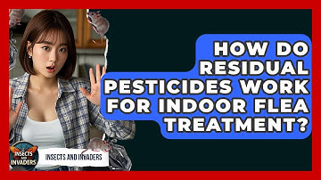 How Do Residual Pesticides Work For Indoor Flea Treatment? - Insects and Invaders