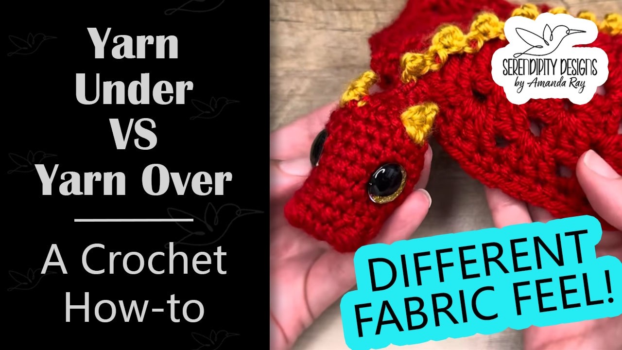 YU/YO vs YO/YO Stitches - A Crochet How-to