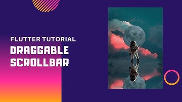 How to use draggable scrollbar flutter package