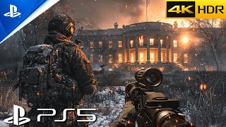 WHITE HOUSE ASSAULT (PS5) Immersive ULTRA Graphics Gameplay [4K60FPS] Call of Duty