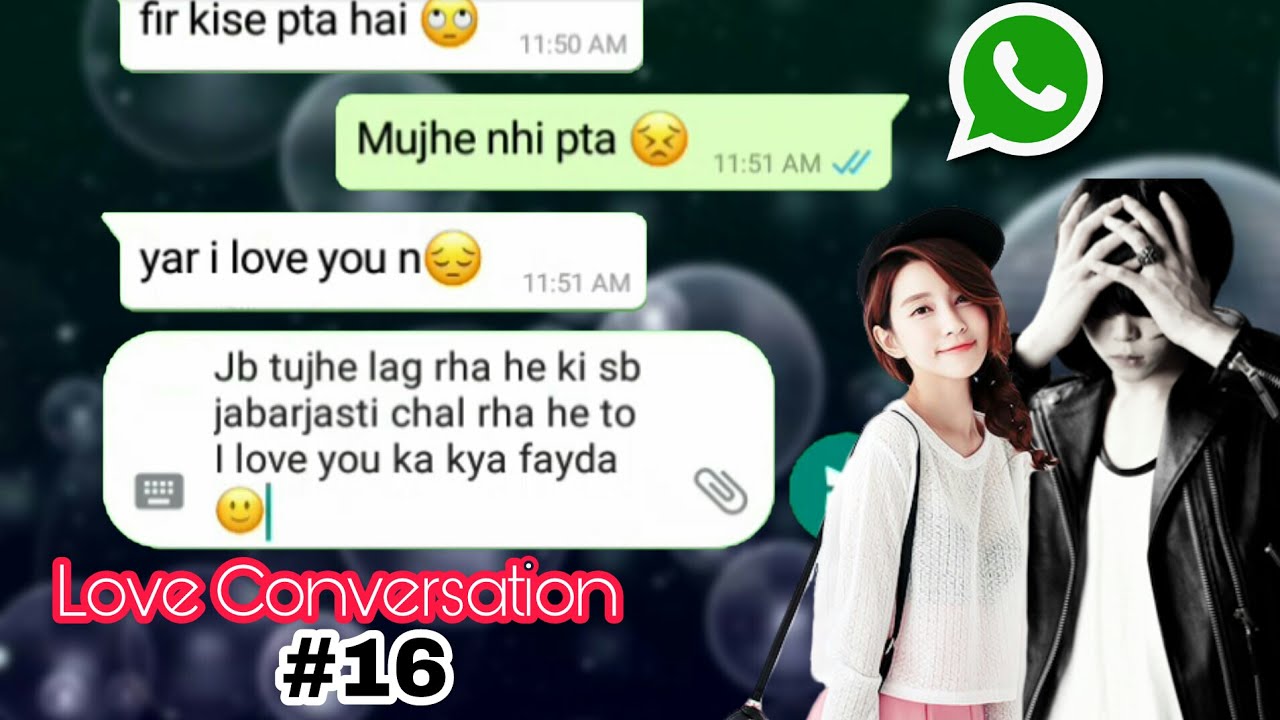 True love conversation in hindi || Bf Gf love - YouTube