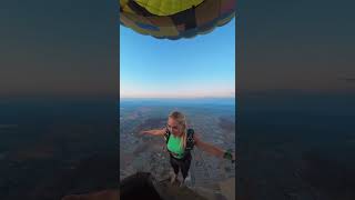 Hot Airballoon jump skydiving official🪂