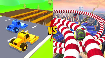 Shape Shifting VS Going Balls - Android iOS Gameplay SHAPE GAMES #9