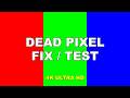 Dead Pixel Fixer 4K (1 HOUR) - Stuck Pixel Repair Tool - RGB Screen Refresh