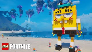 How I built Spongebob in LEGO Fortnite