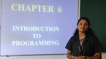 Class 11 Computer Application Chapter 6 Introduction to Programming