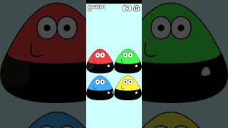 cuidando do Pou e brincando com skate dele!❤️😘