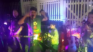 Alexander on tamborine with Whoz Ya Daddy Jun. 2017