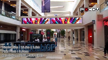 Pixcom Installs YasMall Indoor LED Display