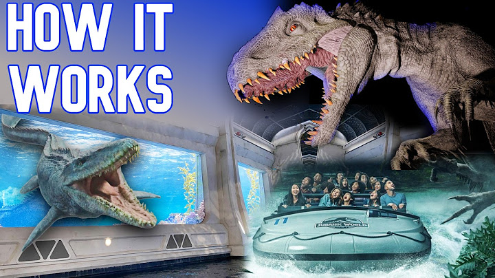 The Robots, Illusions & Secrets Behind Jurassic World The Ride | How It Works