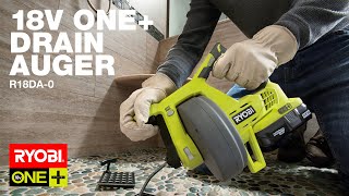 RYOBI: 18V ONE+ Drain Augur (R18DA-0) features and user benefits explained