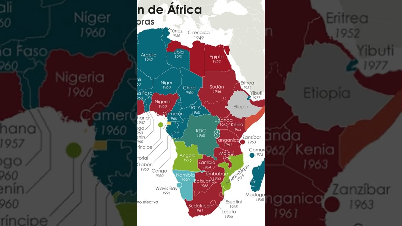 Sobre a Independência de países africanos e asiáticos #shorts