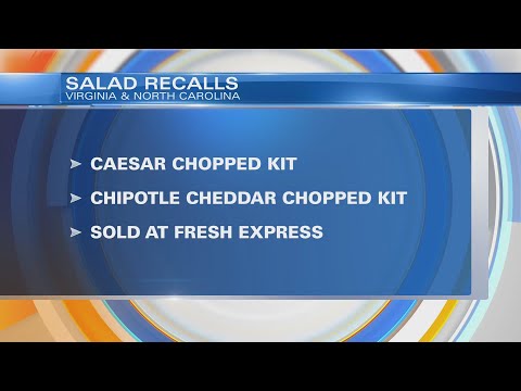 Salad kits in Virginia North Carolina recalled for listeria